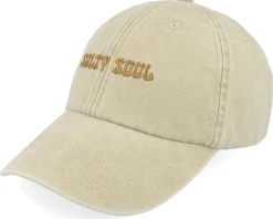 Brown Logo Stone Dad Cap - Salty Soul