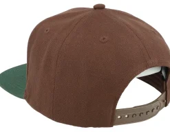 Brown/Dark Green/Yellow Snapback - Equip