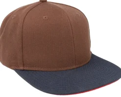 Brown/Navy/Red Snapback - Equip