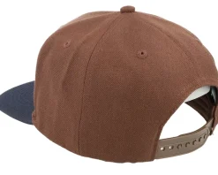 Brown/Navy/Red Snapback - Equip