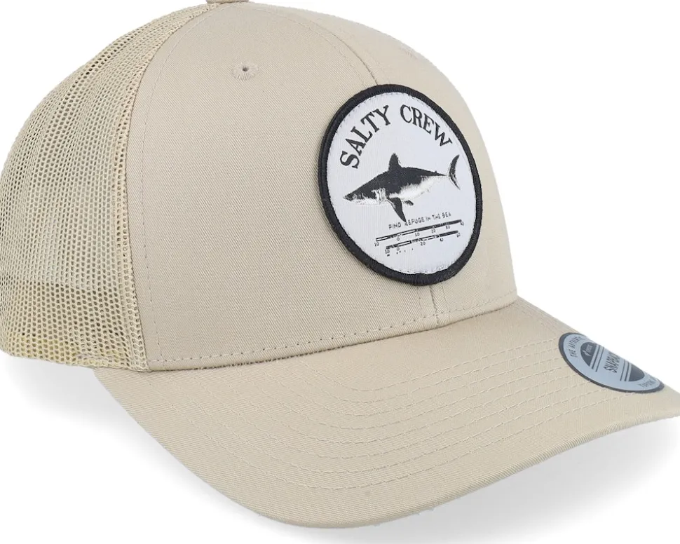 Bruce Retro Khaki Trucker - Salty Crew
