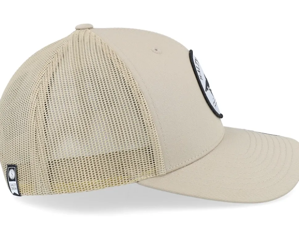 Bruce Retro Khaki Trucker - Salty Crew