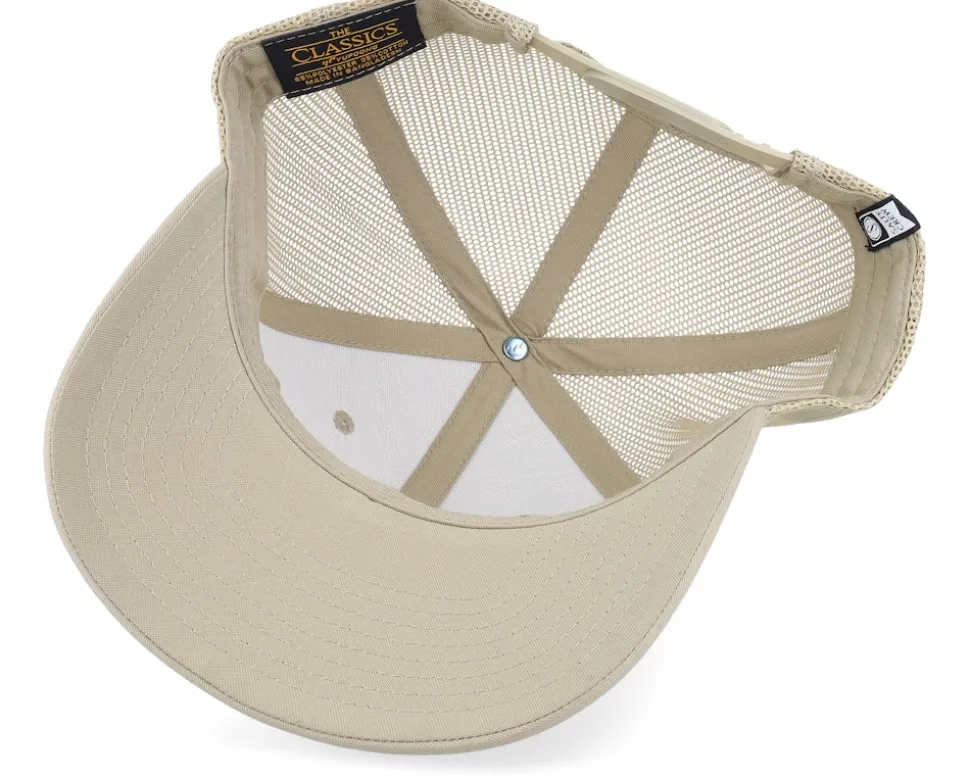 Bruce Retro Khaki Trucker - Salty Crew