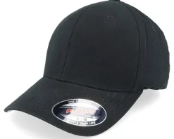 Brushed Twill Black Flexfit - Flexfit