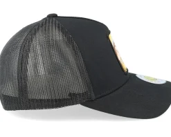 Bubblegum Smile Patch Black A-framed Trucker - Lucid Smile