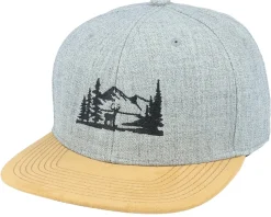 Buck Nature Silhouette Grey/Suede Snapback - Wild Spirit