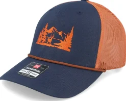 Buck Nature Silhouette Orange/Dark Orange Trucker - Wild Spirit