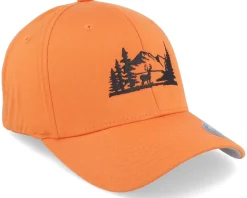 Buck Nature Silhouette Orange Flexfit - Wild Spirit