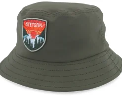Bucket Jersey Olive Bucket - Stetson