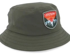 Bucket Jersey Olive Bucket - Stetson