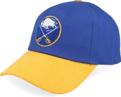 Buffalo Sabres Burnett Blue/Yellow Corduroy A-frame Adjustable - American Needle