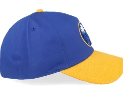 Buffalo Sabres Burnett Blue/Yellow Corduroy A-frame Adjustable - American Needle