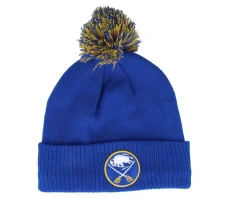 Buffalo Sabres NHL Cuff Beanie Royal Blue Pom - Adidas