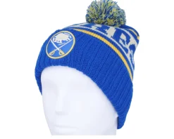 Buffalo Sabres Pillow Line Knit Royal Pom - American Needle