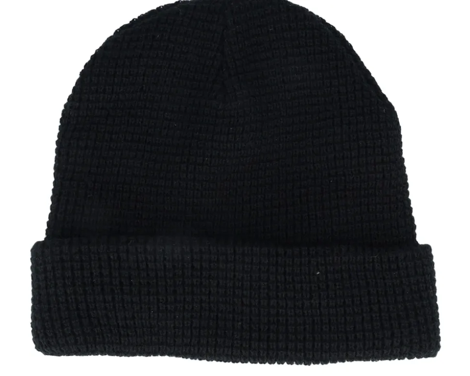 Builders Waffle Knit Beanie Black Cuff - Brixton