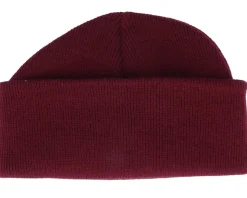 Burgundy Short Blank Beanie - Beechfield