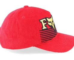 Burm Hat Flame Red Adjustable - Fox