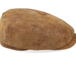 Burney Pig Skin Flat Cap - Stetson