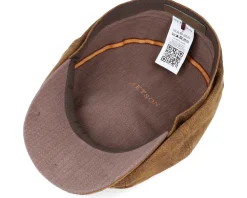 Burney Pig Skin Flat Cap - Stetson