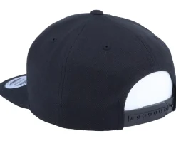 C Letter 3D Black Snapback - Iconic