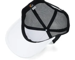 Cabriolet Party White/Black Velvet Trucker - Public Domain