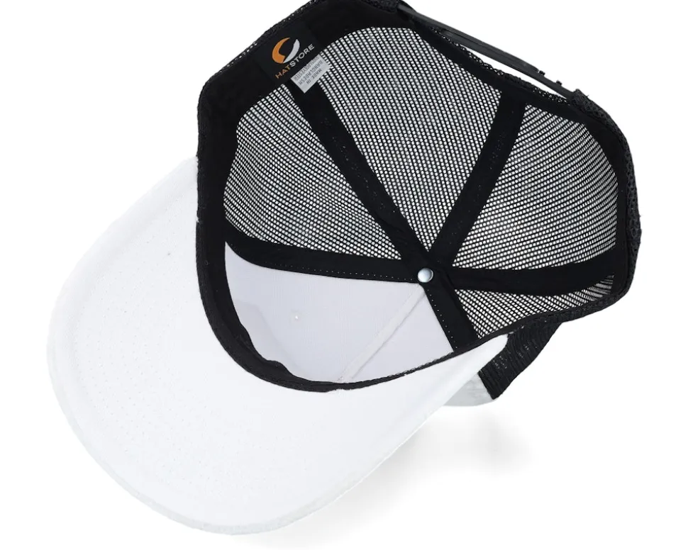 Cabriolet Party White/Black Velvet Trucker - Public Domain