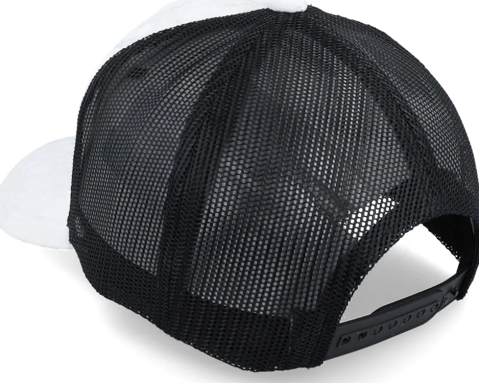 Cabriolet Party White/Black Velvet Trucker - Public Domain