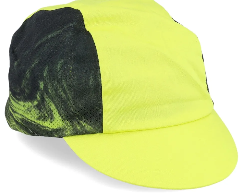 Cadence Road Cap 2.0 Gradient Swirl Black/Yellow Cycling Cap - Oakley