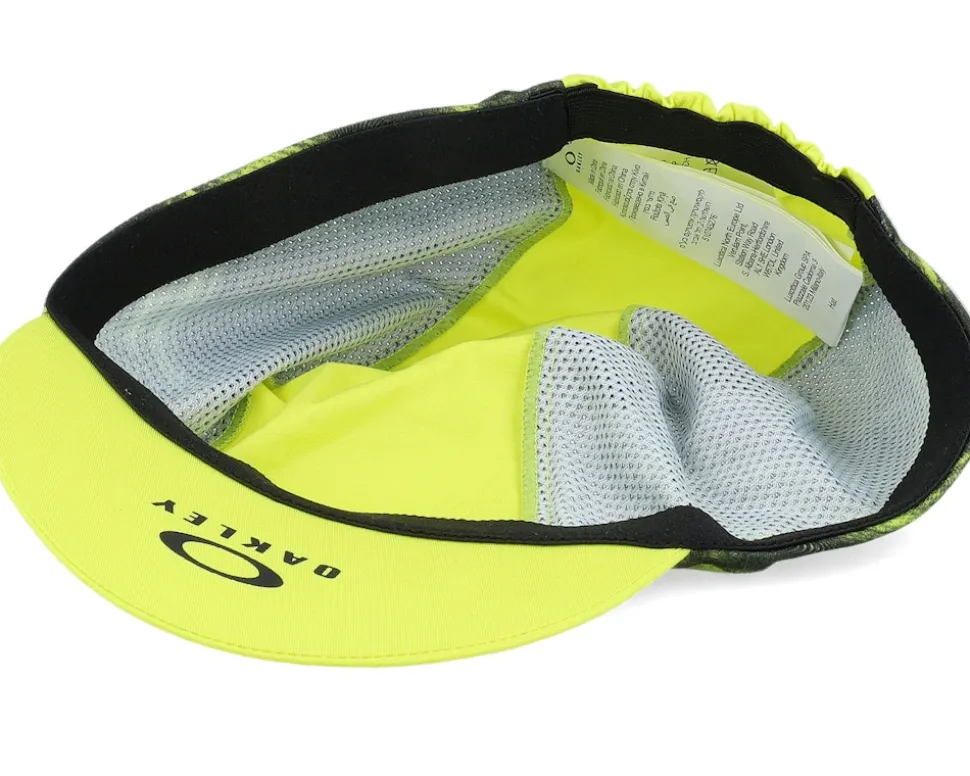 Cadence Road Cap 2.0 Gradient Swirl Black/Yellow Cycling Cap - Oakley