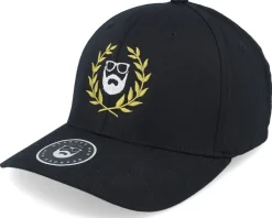 Caesar Logo Black Flexfit - Bearded Man