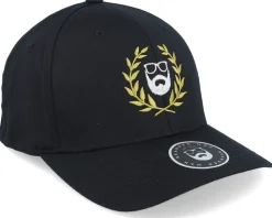 Caesar Logo Black Flexfit - Bearded Man
