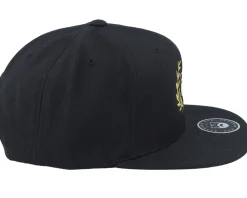 Caesar Logo Black Snapback - Bearded Man