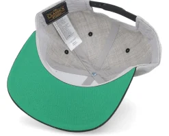 Caesar Logo Grey/Black Snapback - Bearded Man