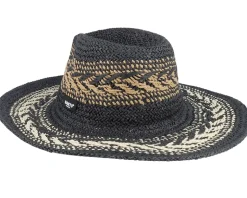 Caledona Hat Black Straw Hat - Barts