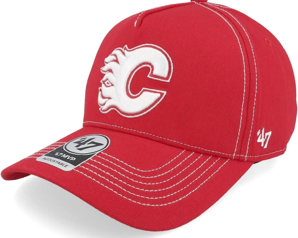 Calgary Flames Contrast Stitch 47 Mvp Dt Red A-frame Adjustable - 47 Brand