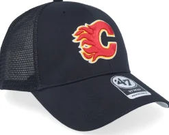 Calgary Flames NHL Branson 47 MVP Black Trucker - 47 Brand