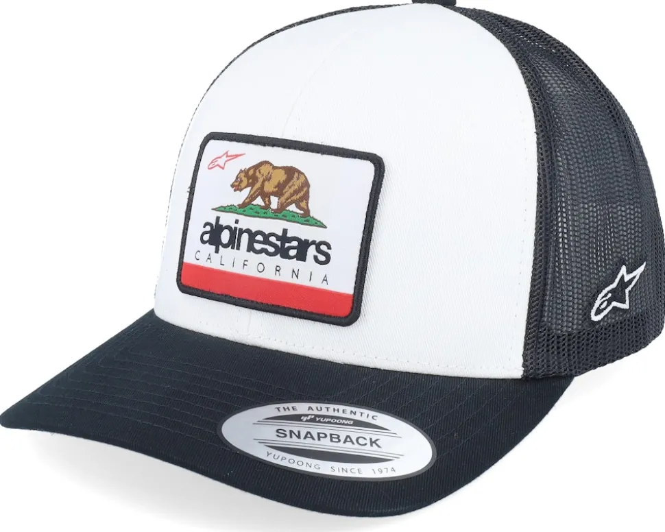 Cali 2.0 Hat White/Black Trucker - Alpinestars