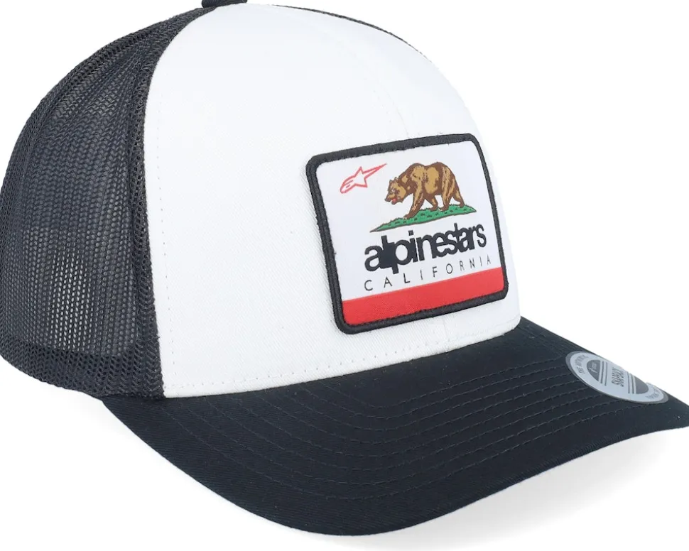 Cali 2.0 Hat White/Black Trucker - Alpinestars