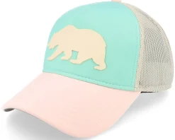 Cali Riptide Valin Ivory Seafoam Blush Trucker - American Needle