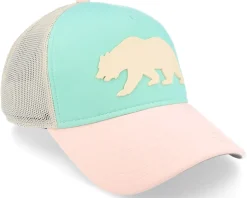 Cali Riptide Valin Ivory Seafoam Blush Trucker - American Needle