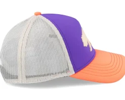 Cali Riptide Valin Purple/Ivory/sherbert Orange Trucker - American Needle
