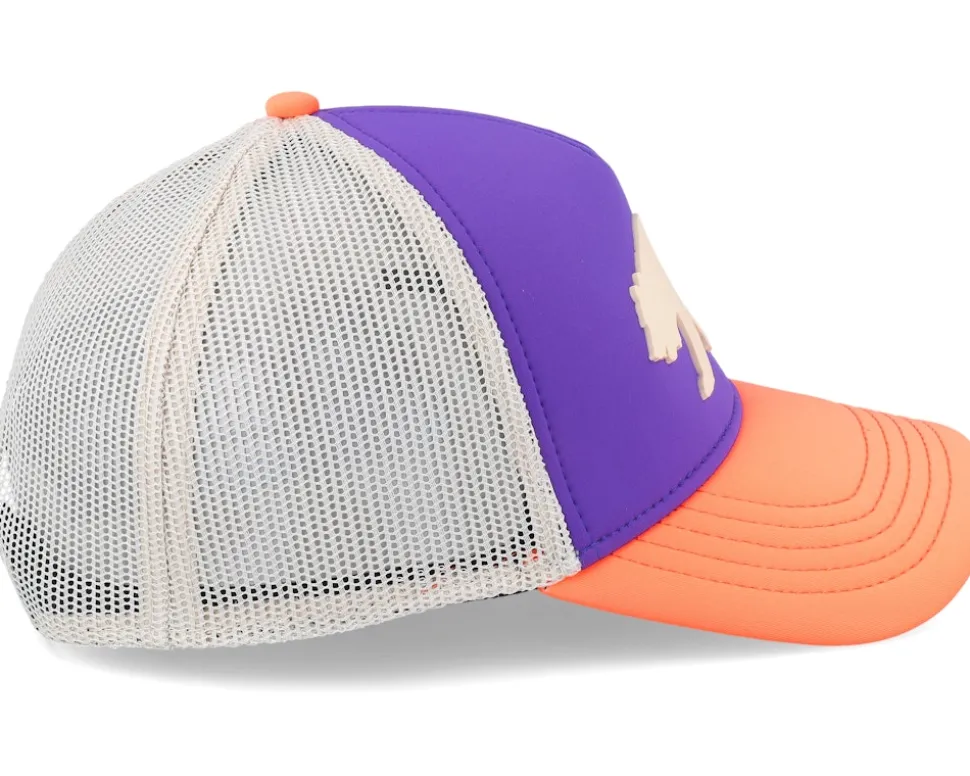 Cali Riptide Valin Purple/Ivory/sherbert Orange Trucker - American Needle
