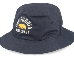 Cali Twill Screen Navy Bucket - American Needle