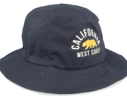 Cali Twill Screen Navy Bucket - American Needle
