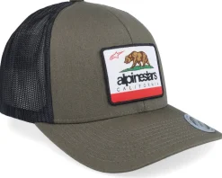 California 2.1 Military Green/Black Trucker - Alpinestars