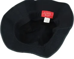 California Twill Patch Black Bucket - American Needle