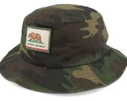 California Twill Patch Camo Bucket - American Needle