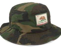 California Twill Patch Camo Bucket - American Needle