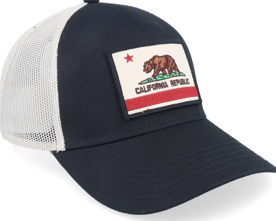 California Valin Ivory/Black Trucker - American Needle
