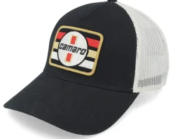 Camaro Twill Valin Patch Black/Ivory Trucker - American Needle